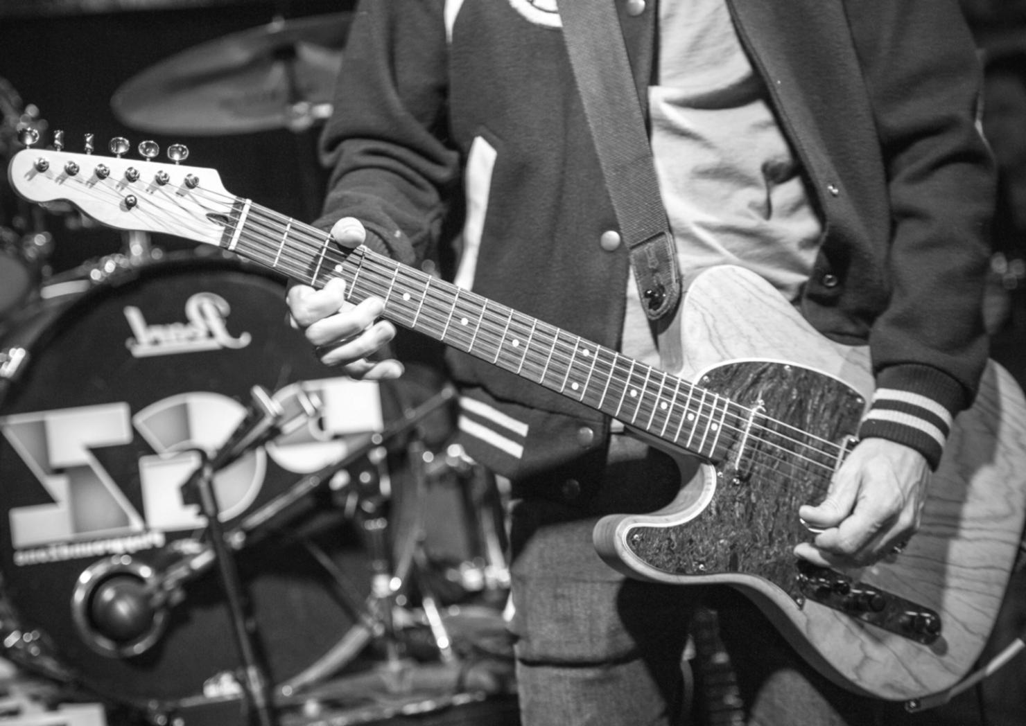 Musician practicing improvisation techniques